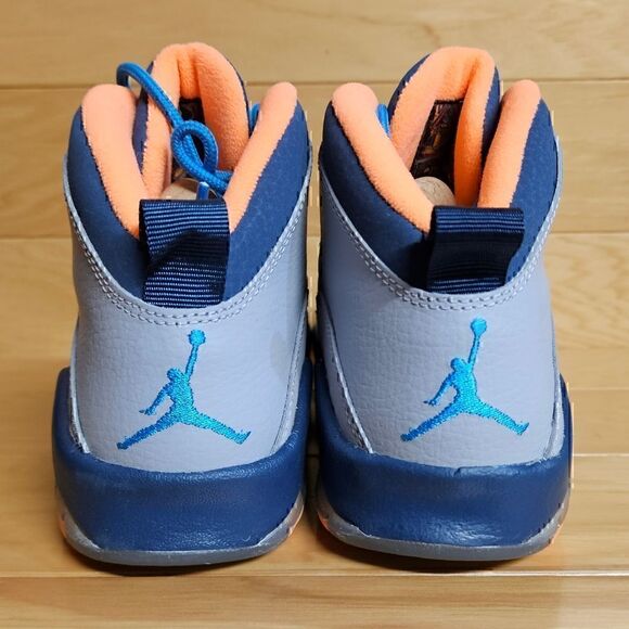 Air Jordan 10 Retro GS Size 5 Youth Bobcats Wolf Grey Basketball Shoe 310806-026 - Picture 11 of 13